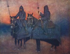 'Armoured Horses', 1903. Artist: Mortimer L Menpes.