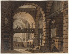 Prison Interior, 1820. Creator: Otto Wagner.