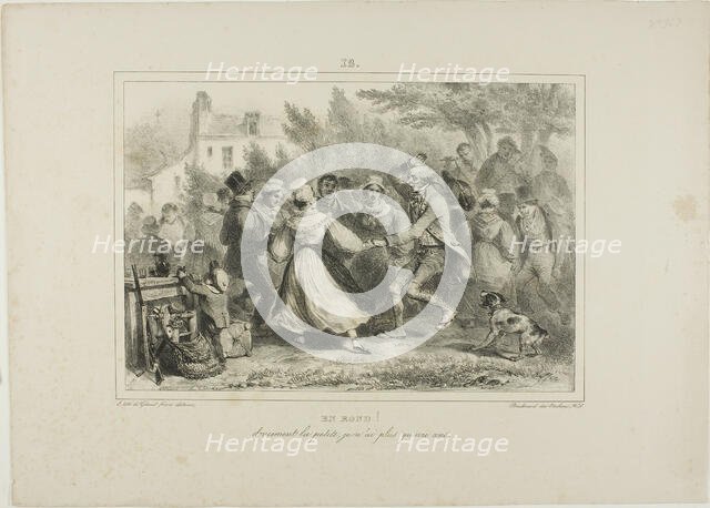 Circle Round! Gently Little One, I'm More than Fifteen Years Old, 1832. Creator: Auguste Raffet.