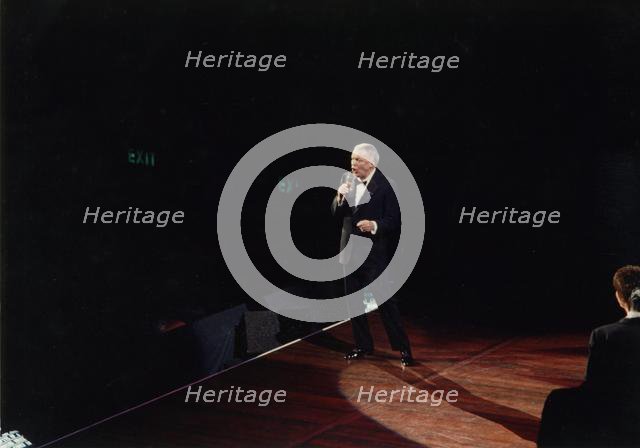 Frank Sinatra, Royal Albert Hall, London, 1989.   Creator: Brian Foskett.
