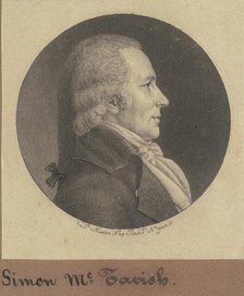 Simon McTavish, 1796-1797. Creator: Charles Balthazar Julien Févret de Saint-Mémin.
