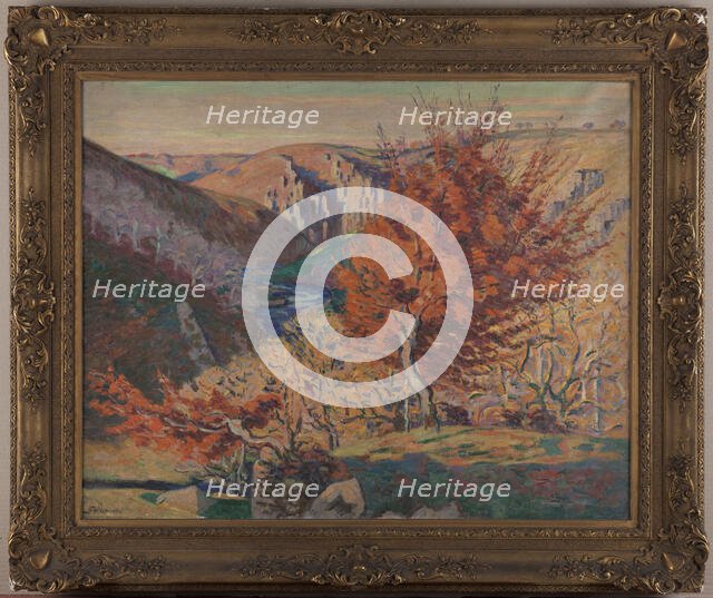 Paysage, le rocher de la Fileuse, between 1893 and 1920. Creator: Armand Guillaumin.