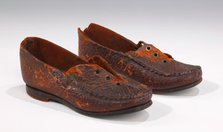 Shoes, probably European, ca. 1860. Creator: Unknown.