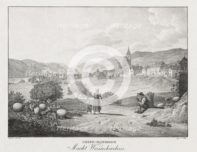 Nieder-oesterreich, Markt Weisenkirchen. Creator: Jakob Alt (Austrian, 1789-1872).