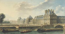 Le Palais des Tuileries, vu du quai d'Orsay, 1757. Creator: Raguenet, Nicolas-Jean-Baptiste (1715-1793).