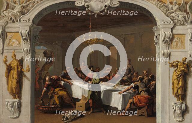 The Last Supper, 1713/1714. Creator: Sebastiano Ricci.