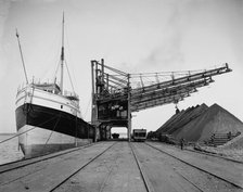 Hanna's ore plant, Erie, Pa., ca 1900. Creator: William H. Jackson.