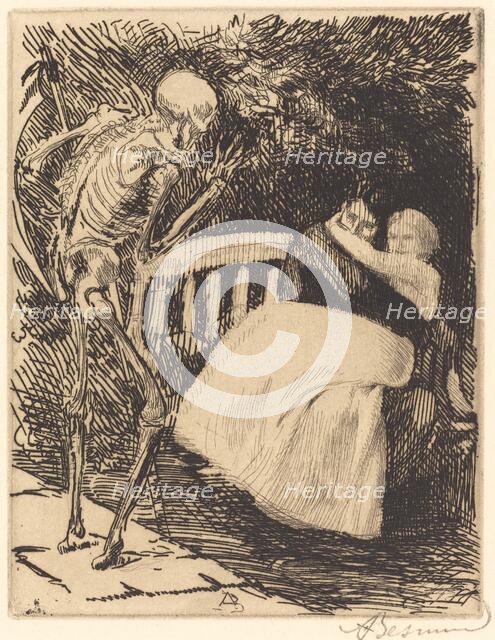 The Warning (L'avertissement), 1900. Creator: Paul Albert Besnard.