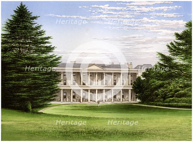 West Wycombe House, Buckinghamshire, home of Baronet Dashwood, c1880. Artist: Unknown