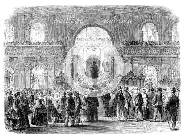 The Italian Expostion at Florence on the first day of free admission, 1861. Creator: Unknown.