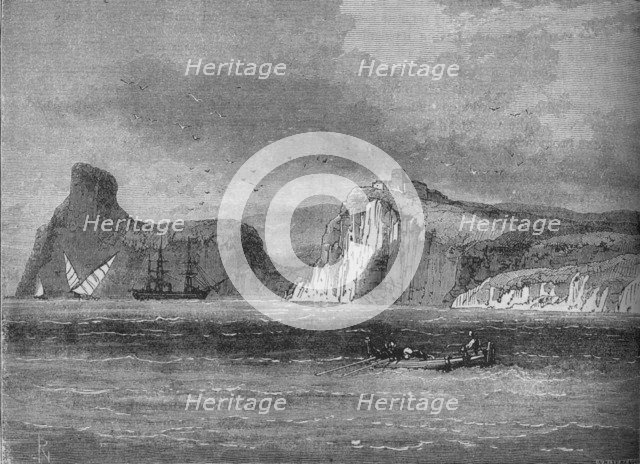 'Entrance of Balaclava Harbour', c1880. Artist: Unknown.