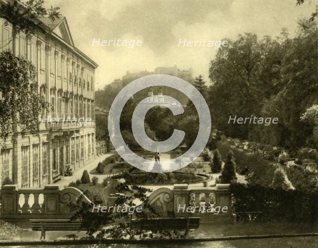 The Mirabell Palace and gardens, Salzburg, Austria, c1935.  Creator: Unknown.