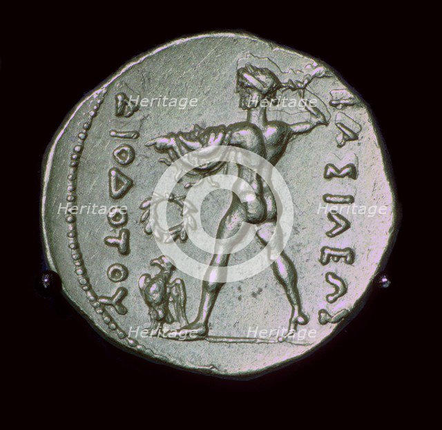 Gold Stater of Diodotus of Bactria, 3rd century. Artist: Unknown