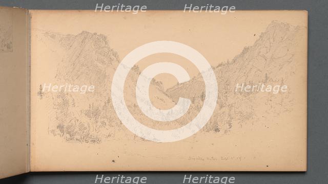 Sketchbook, page 18: "Dixville Notch, Sept. 4, 89" , 1859. Creator: Sanford Robinson Gifford (American, 1823-1880).