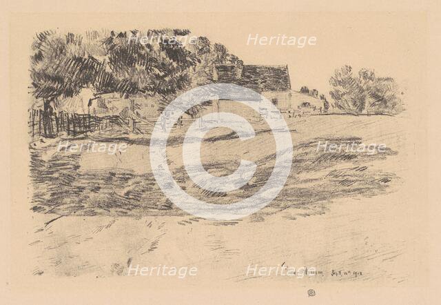 Afternoon Shadows, 1918. Creator: Frederick Childe Hassam.