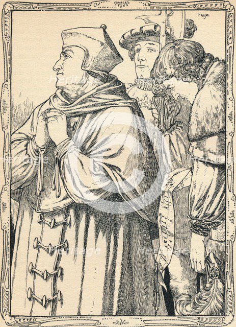 The Arrest of Cardinal Wolsey, 1902. Artist: Patten Wilson