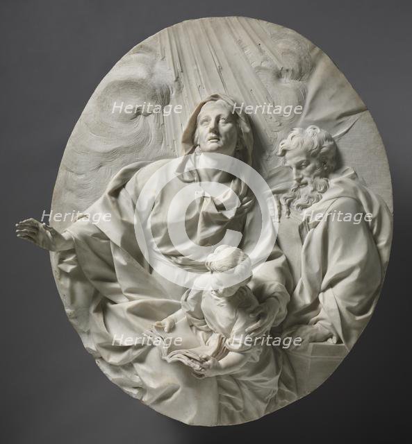 Education of the Virgin, c. 1700. Creator: Giuseppe Mazzuoli (Italian, 1644-1725).