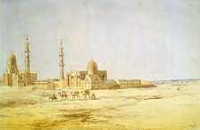 'Tombs of the Caliphs, Cairo', c1842. Artist: Richard Dudd