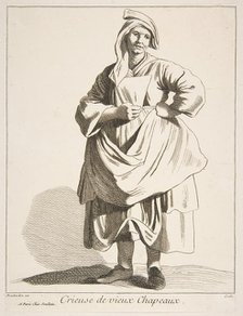 Peddler of Old Hats, 1742. Creator: Caylus, Anne-Claude-Philippe de.