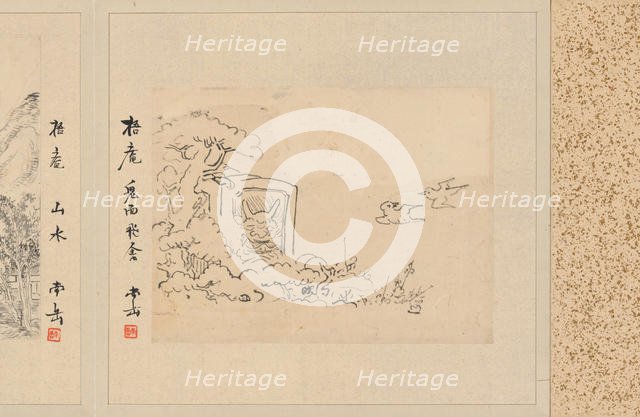 Album of Fifty-four Sketches, 19th century. Creator: Watanabe Kazan.