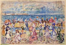 Holiday in New England, ca. 1910-1911. Creator: Maurice Brazil Prendergast.