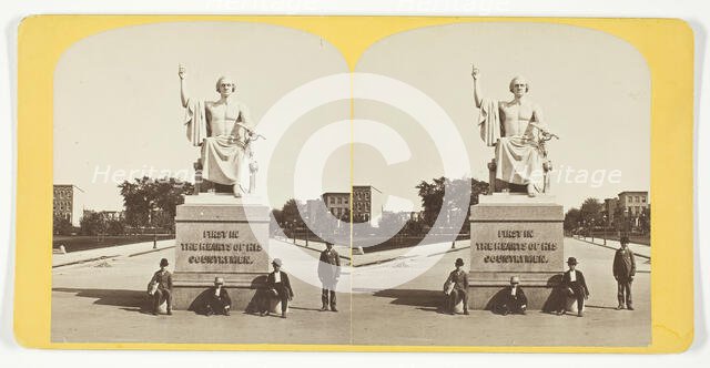 Statue of Gen. Washington, 1875/99. Creator: Unknown.