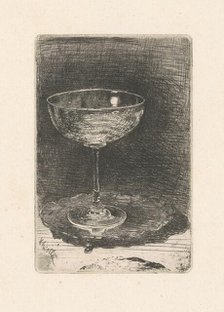 The Wine-Glass, 1859. Creator: James Abbott McNeill Whistler.