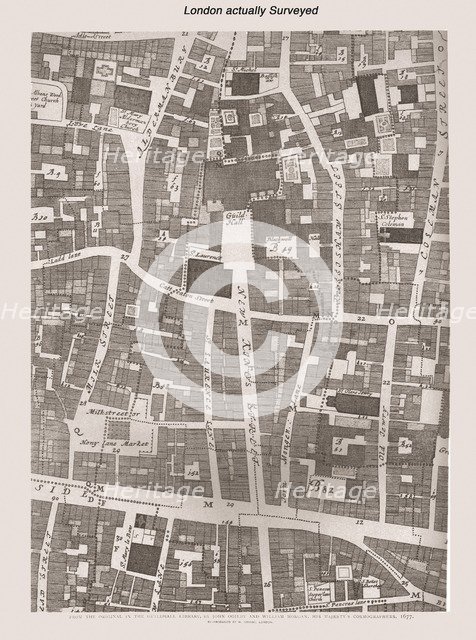 London Actually Surveyed, 1886. Artist: Unknown.