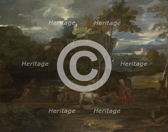 The Return of the Ark, 1659. Artist: Bourdon, Sébastien (1616-1671)