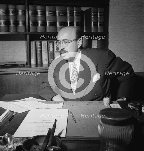 Portrait of Chubby Goldfarb, ca. July 1947. Creator: William Paul Gottlieb.
