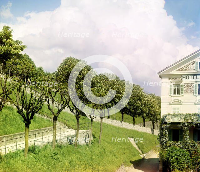 Lugano, between 1905 and 1915. Creator: Sergey Mikhaylovich Prokudin-Gorsky.