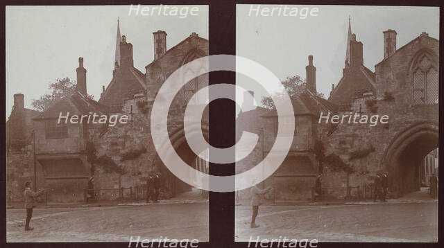 St Anne's Gate, The Close, Salisbury, Wiltshire, 1913. Creator: Walter Edward Zehetmayr.