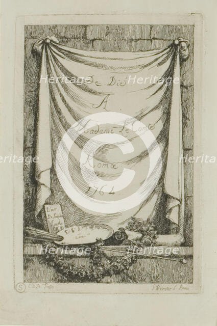 Plate from, Nella Venuta, 1764. Creator: Franz Edmund Weirotter.