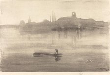 Nocturne, 1878. Creator: James Abbott McNeill Whistler.