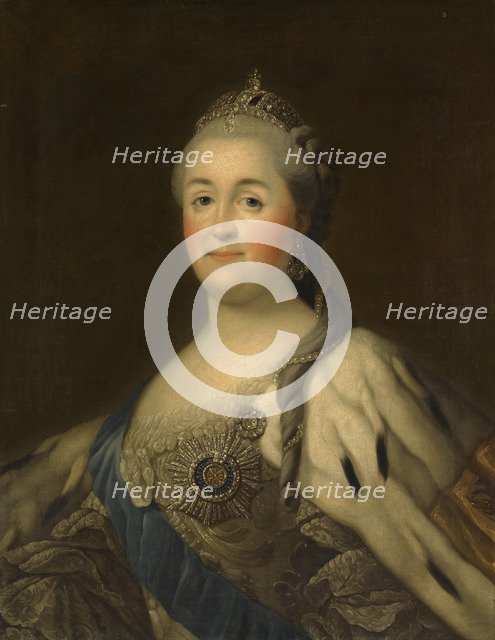 Portrait of Empress Catherine II (1729-1796), .