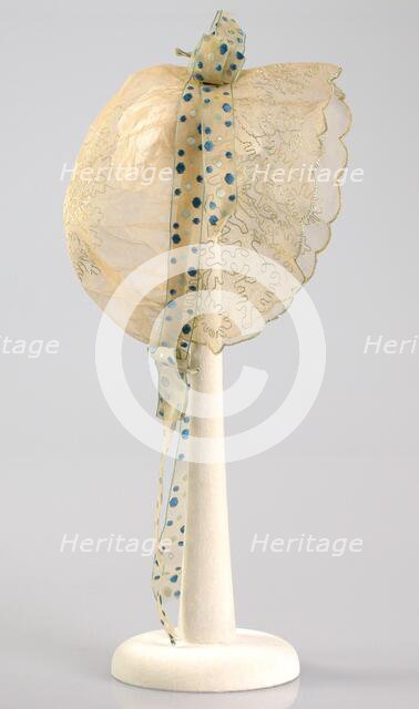 Cap, American, ca. 1860. Creator: Unknown.