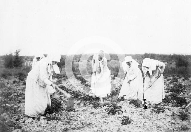 Women Hard Labor Convicts at Work, 1890. Creator: Ivan Nikolaevich Krasnov.