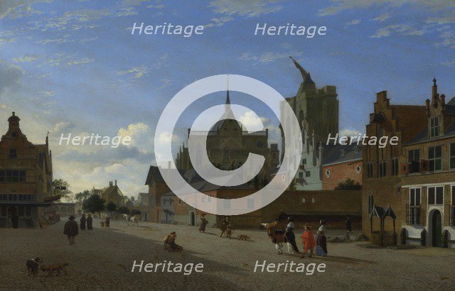 A View in Cologne, c. 1660. Artist: Heyden, Jan, van der (1637-1712)