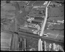 The Oil Well Engineering Company Works, Stockport, Greater Manchester, c1930s. Creator: Arthur William Hobart.