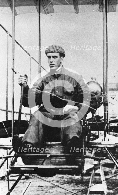 Graham White, British pioneer aviator, c1910. Artist: Unknown