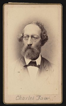 Portrait of Charles Rau (1826-1887), Before 1887. Creator: Unknown.