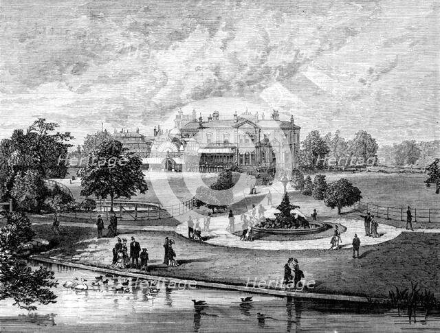 Manley Hall, the new public park for Manchester, 1880. Creator: Unknown.