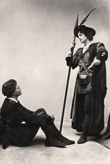 Lilian Braithwaite (1873-1948) and Henry Ainley (1875-1945), 1907.Artist: J Beagles & Co