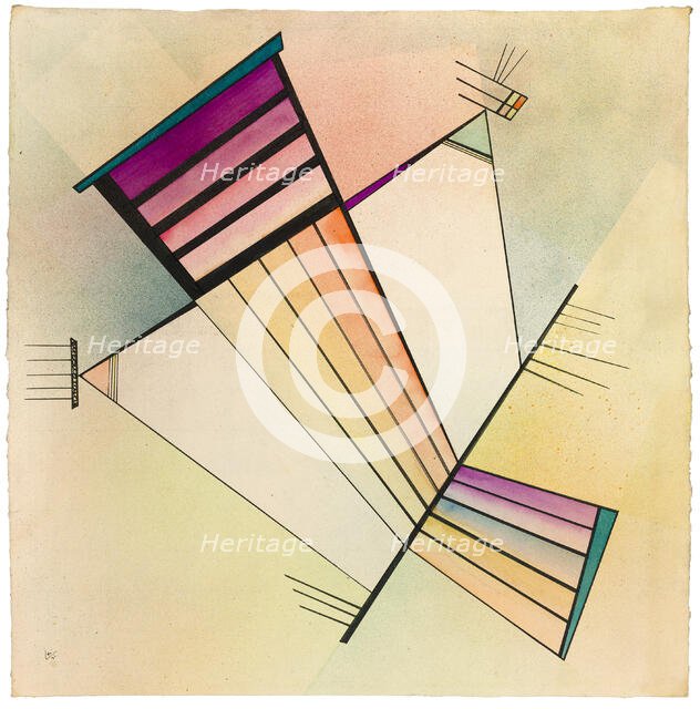 Steadfast, 1931. Creator: Kandinsky, Wassily Vasilyevich (1866-1944).