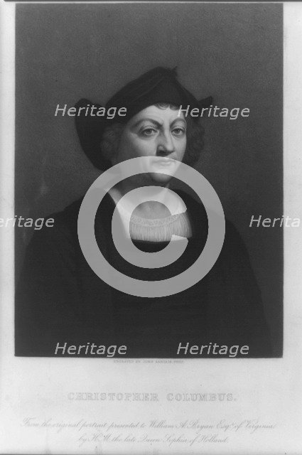 Portrait of Christopher Columbus. Artist: Anonymous  