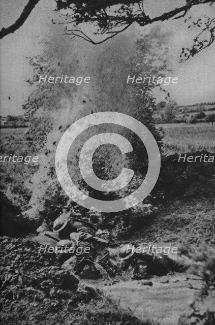 'Assault Course', 1940-1942, (1943). Artist: Unknown.