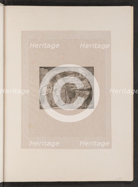 Job Rebuked by His Friends, 1825. Creator: William Blake.