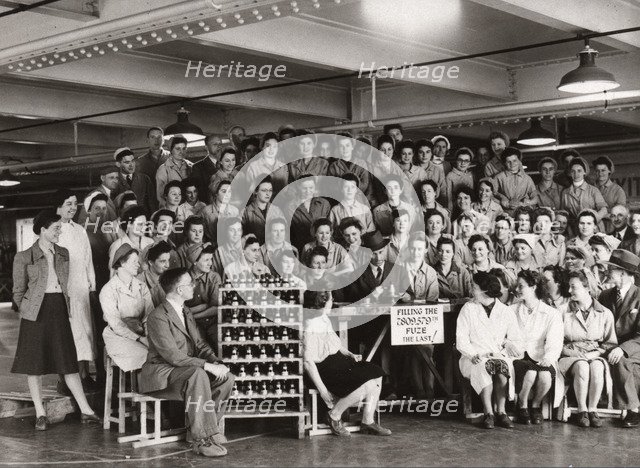 Munitions work, County Industries, York, Yorkshire, 1943. Artist: Unknown