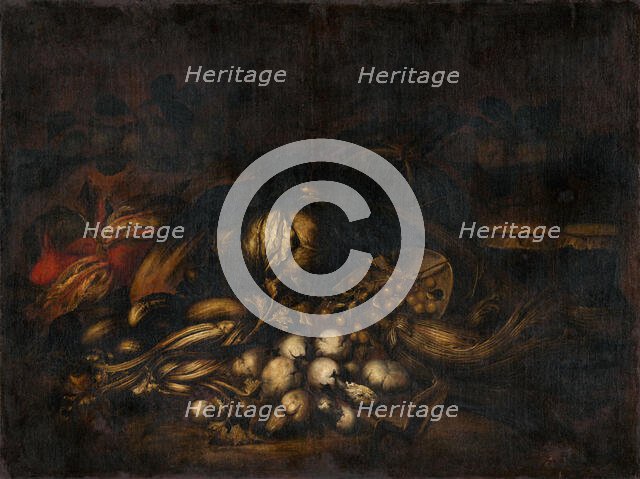 Still Life with Vegetables, 1650-1670. Creator: Unknown.