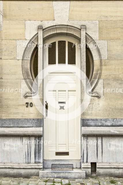 70 Rue Philippe Le Bon, Brussels, Belgium, (1901), c2014-2017. Artist: Alan John Ainsworth.